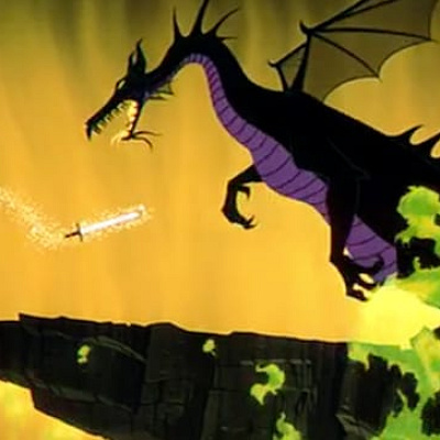 マレフィセントと戦うフィリップ王子