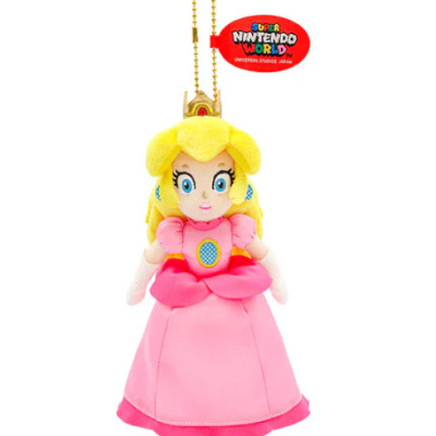 ピーチ姫ぬいぐるみキーチェーン