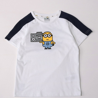 PUMA ミニオンズTシャツ キッズ（ホワイト）