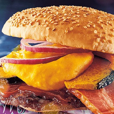パンプキンチーズバーガーセット