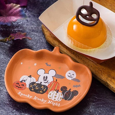 パンプキンムースケーキ、スーベニアプレート付き