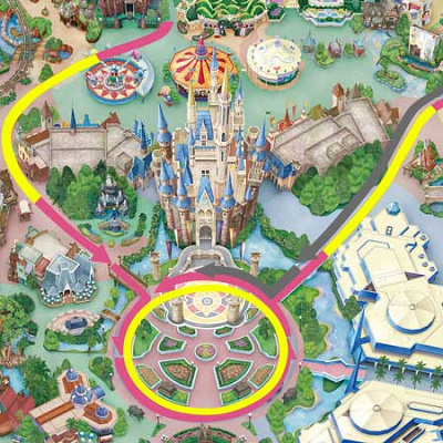 クワッキーセレブレーション★ドナルド・ザ・レジェンドのパレードルート