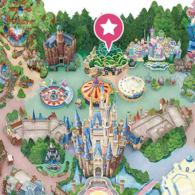 クイーン・オブ・ハートのバンケットホール：場所