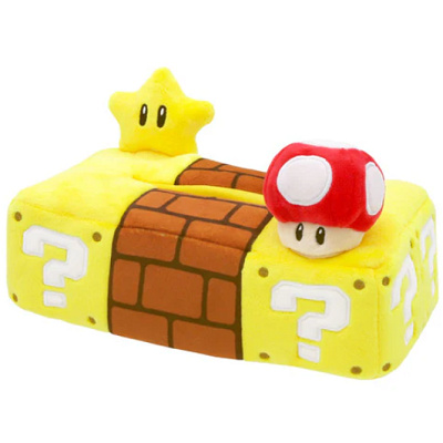 ハテナブロックティッシュカバー