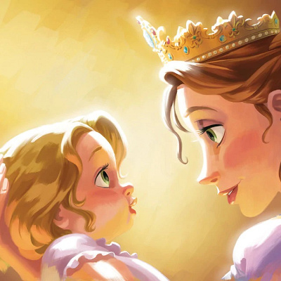 ラプンツェルとお妃様