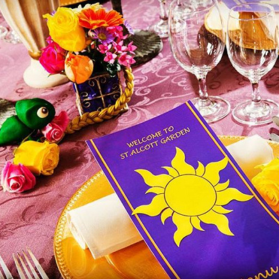 ラプンツェルのテーブルセット