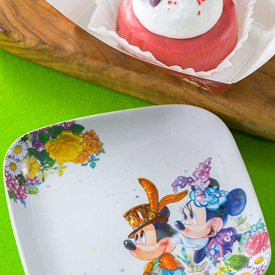 ラズベリーチーズケーキ、スーベニアプレート付き