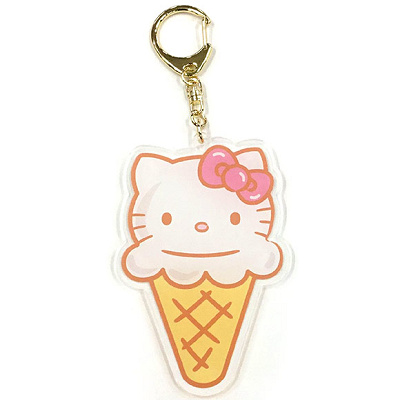 サンリオカフェ　キーホルダー　アイス
