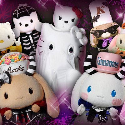 仮装したサンリオキャラクター