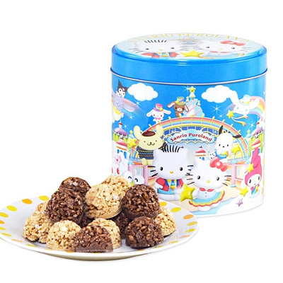 サンリオピューロランド缶入りチョコクランチ