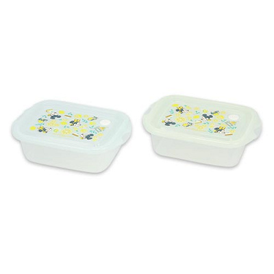 シール容器セット(ディズニーレモン柄グッズ)