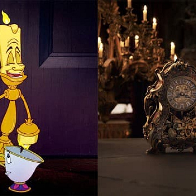 「美女と野獣」のお城の召使いたち