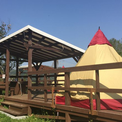 セットアップテントサイト