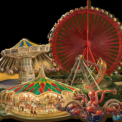 昭和レトロな遊園地