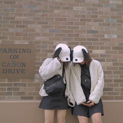 スヌーピーキャップ×ふわもこアウター