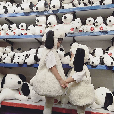 スヌーピーコーデ