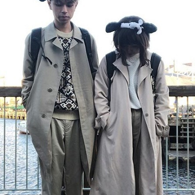 トレンチコートでちょっと大人っぽいスヌーピーコーデ