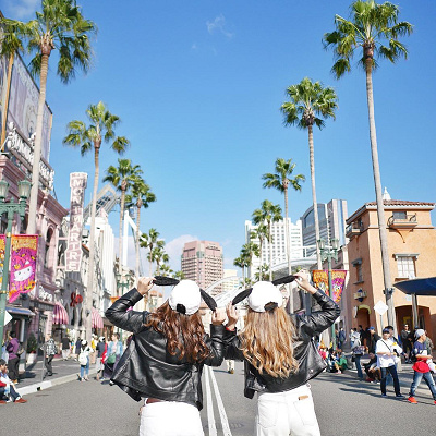 スヌーピーの双子コーデ