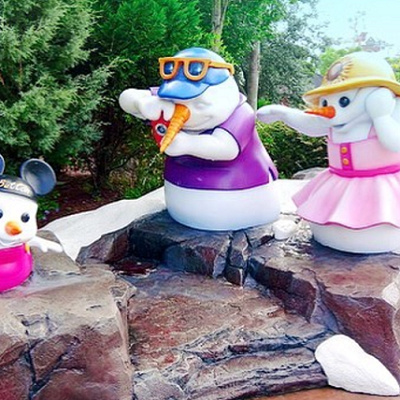 雪だるまの家族