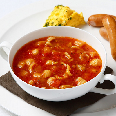 日替わりのスープとこだわりウインナー