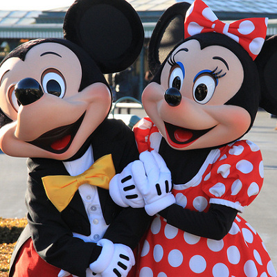 ディズニーリゾートといえば、ミッキーやミニーなどのディズニーキャラクター
