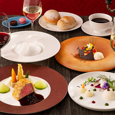 スペシャルコース、ペアリングワイン付き