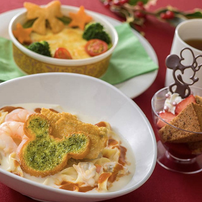 ディズニー冬フード：ポテトミートグラタンのスペシャルセット