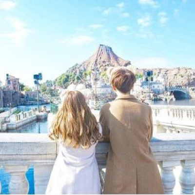 春のカップルディズニーコーデ