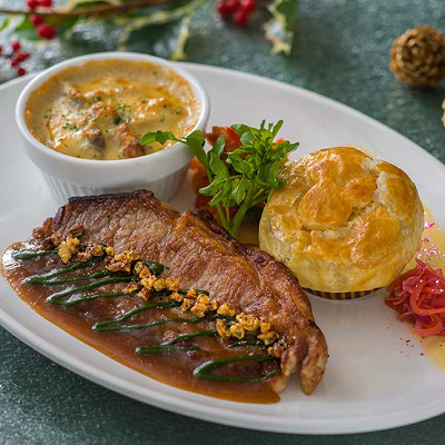 センターストリート・コーヒーハウスのステーキプレート