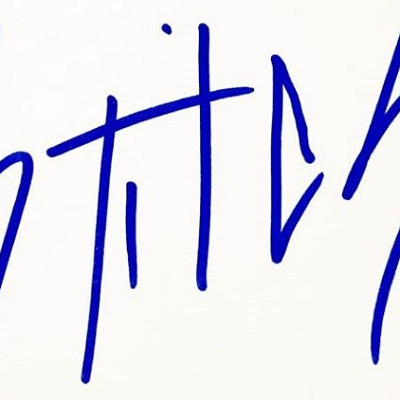 スティッチのサイン