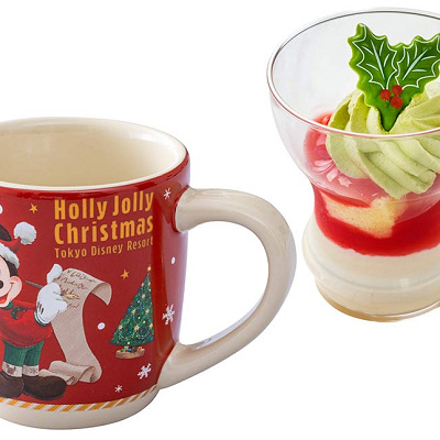 ストロベリーケーキカップ、スーベニアカップ付き