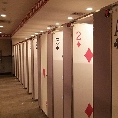 こんなかわいいトイレも