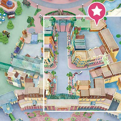 スウィートハート・カフェの場所（ディズニーランド）