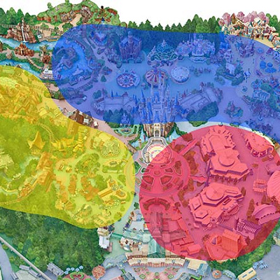 対象エリア：東京ディズニーランド