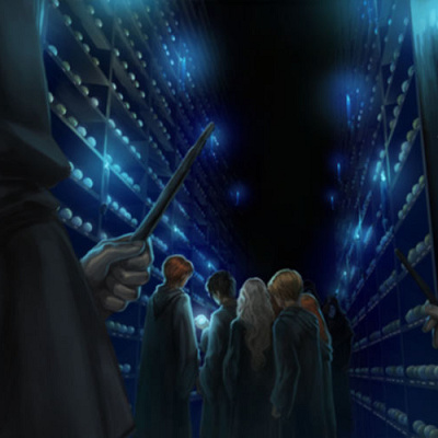 大量の予言がおかれた神秘部とダンブルドア軍団