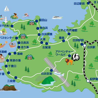 アドベンチャーワールドの最寄り駅は白浜駅（明光バス公式サイト）