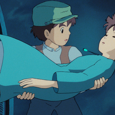 パズーとシータの出会うシーン