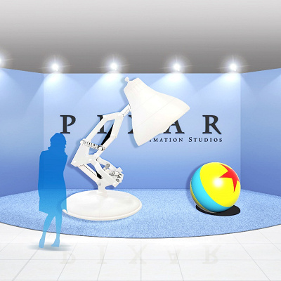 ピクサースタジオに訪れたかのような空間が広がります。