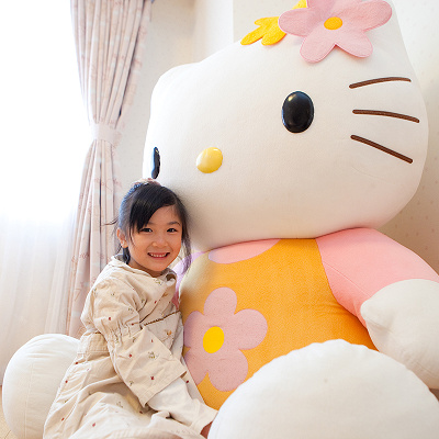 かわいいキティがいっぱいのお部屋も！