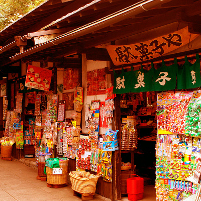 レトロな街並みを再現したエリアも