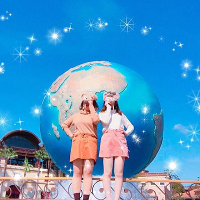 色違いのタイトスカートでダフシェリコーデ