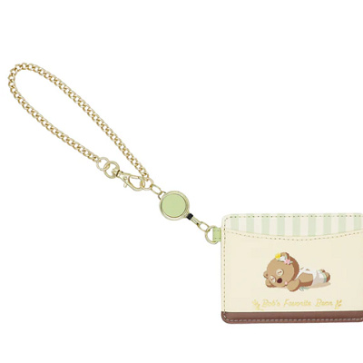 ティムリール付きパスケース