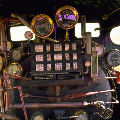 汽車に搭載したタイムトラベルパネル