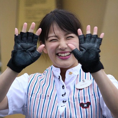 東京ディズニーランド・笑顔の素敵なゲスコンさん…？