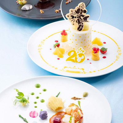 “東京ディズニーシー20周年:タイム・トゥ・シャイン！” ディナーコース