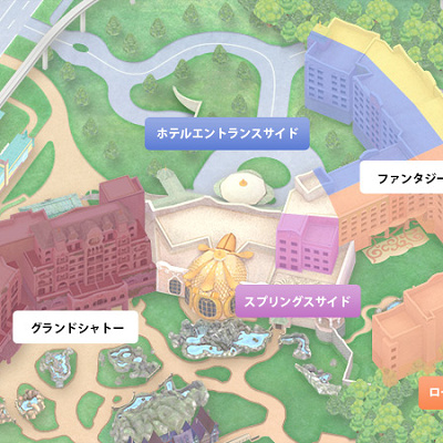 東京ディズニーシー・ファンタジースプリングスホテルのエリア