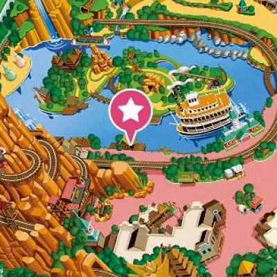 トムソーヤ島いかだの地図