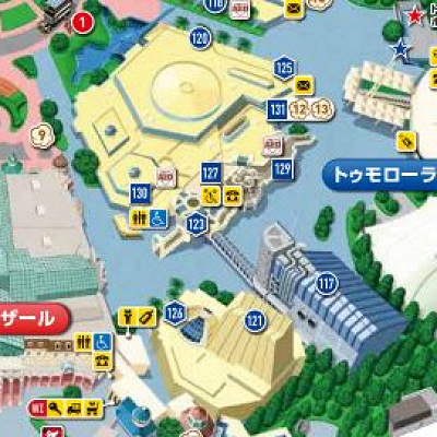 トゥモローランドの地図