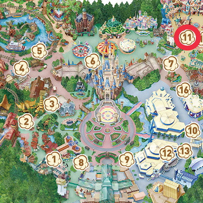 トゥーンポップのワゴンの場所