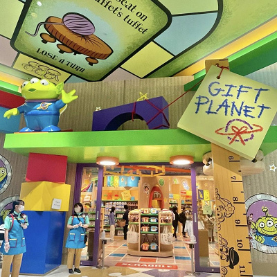 トイ・ストーリーホテルの写真映えスポット⑥：ギフトプラネット